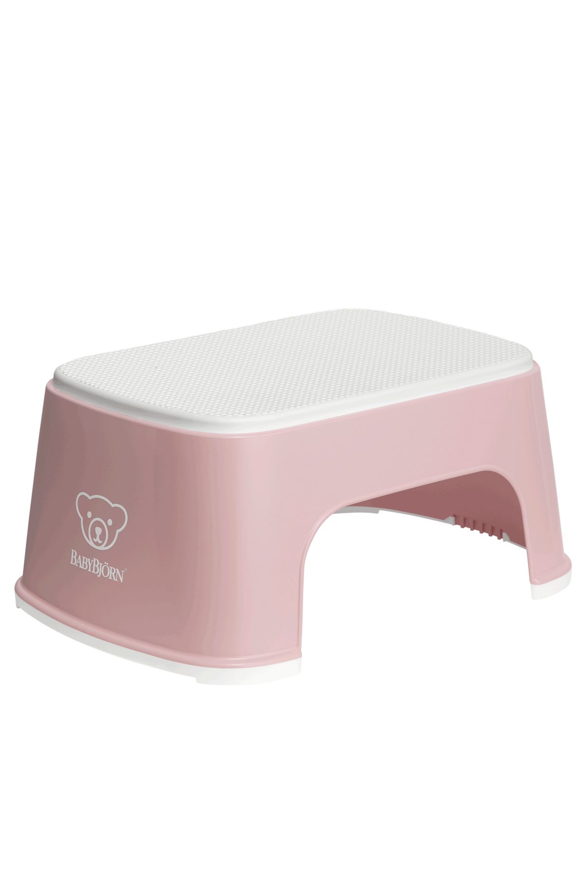 BabyBjorn – Treapta inaltator pentru baie – Step Stool – Powder Pink / White - gogobaby.ro