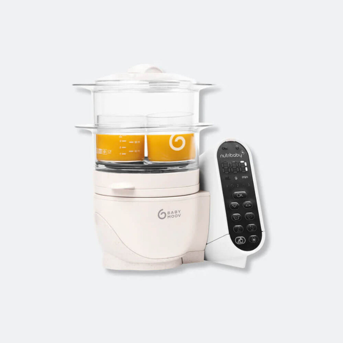 Babymoov - Robot multifunctional 5 in 1 Nutribaby (+) Mineral Beige - gogobaby.ro