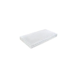Saltea patut bebe, Babyneeds, Cocos Confort II, Cu husa detasabila, Antialergica, Cu fibre de cocos si strat de burete, 120x60x10 cm, 0 luni+, Alb