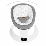 Balansoar electric, Jane, Moon, Cu 5 trepte de viteza, Timer, 12 melodii si 5 sunete ale naturii, Conform cu standardul european EN 12790:2023, Mist