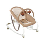 Balansoar, Jane, Evolution, Cu vibratii si melodii, Bara de jucarii si spatar reglabil, Conform cu standardul european de siguranta EN 12790:2023, Sesame