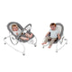 Balansoar, Jane, Evolution, Cu vibratii si melodii, Bara de jucarii si spatar reglabil, Conform cu standardul european de siguranta EN 12790:2023, Sesame