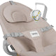 Balansoar, Lionelo, Dalia, Inaltime reglabila in 2 pozitii, Cu husa detasabila, Bara de jucarii, Pana la 9 kg, Usor, 3.2 kg, Bej