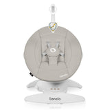 Balansoar, Lionelo, Iris, 2 in 1, Rotire 360 grade, Electric, Cu 3 moduri de leganare, Cu 5 trepte de viteza, Cu 3 pozitii de inclinare, 12 melodii, Silentios, Pana la 9 kg, Bej