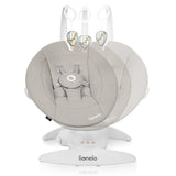 Balansoar, Lionelo, Iris, 2 in 1, Rotire 360 grade, Electric, Cu 3 moduri de leganare, Cu 5 trepte de viteza, Cu 3 pozitii de inclinare, 12 melodii, Silentios, Pana la 9 kg, Bej