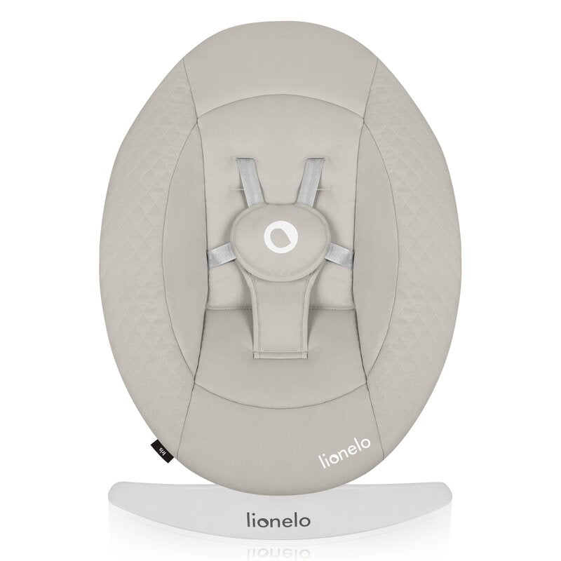 Balansoar, Lionelo, Iris, 2 in 1, Rotire 360 grade, Electric, Cu 3 moduri de leganare, Cu 5 trepte de viteza, Cu 3 pozitii de inclinare, 12 melodii, Silentios, Pana la 9 kg, Bej - gogobaby.ro