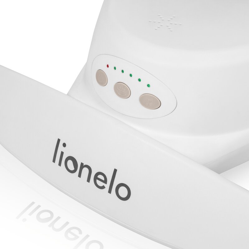 Balansoar, Lionelo, Iris, 2 in 1, Rotire 360 grade, Electric, Cu 3 moduri de leganare, Cu 5 trepte de viteza, Cu 3 pozitii de inclinare, 12 melodii, Silentios, Pana la 9 kg, Bej - gogobaby.ro