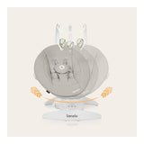 Balansoar, Lionelo, Iris, 2 in 1, Rotire 360 grade, Electric, Cu 3 moduri de leganare, Cu 5 trepte de viteza, Cu 3 pozitii de inclinare, 12 melodii, Silentios, Pana la 9 kg, Bej