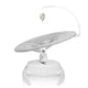 Balansoar, Lionelo, Iris, 2 in 1, Rotire 360 grade, Electric, Cu 3 moduri de leganare, Cu 5 trepte de viteza, Cu 3 pozitii de inclinare, Pana la 9 kg, Gri