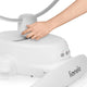 Balansoar, Lionelo, Iris, 2 in 1, Rotire 360 grade, Electric, Cu 3 moduri de leganare, Cu 5 trepte de viteza, Cu 3 pozitii de inclinare, Pana la 9 kg, Gri