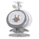 Balansoar, Lionelo, Mell, 2 in 1, Rotire 360 grade, Electric, Cu 3 moduri de leganare, Cu 5 trepte de viteza, Cu 3 pozitii de inclinare, Cu timer, 12 melodii si 2 sunete ale naturii, Pana la 9 kg, Gri