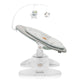 Balansoar, Lionelo, Mell, 2 in 1, Rotire 360 grade, Electric, Cu 3 moduri de leganare, Cu 5 trepte de viteza, Cu 3 pozitii de inclinare, Cu timer, 12 melodii si 2 sunete ale naturii, Pana la 9 kg, Bej