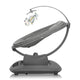 Balansoar si sezlong, Lionelo, Blossom, 5 melodii, 5 moduri de balansare, Cu jucarii, Husa respirabila, 60% bambus, Cu telecomanda, Reglare pozitie scaun pentru somn, Pana la 9 kg, Gri