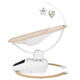 Balansoar si sezlong, Lionelo, Olivia, 2 in 1, Electric, Cu leganare 3D, 5 moduri de balansare in mai multe directii, Cu 13 melodii, Scaun pivotant la 180 grade, Reglabil, Cu arcada jucarii, Bej