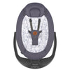 Balansoar si sezlong, Lionelo, Ralf, 2 in 1, Electric, Cu telecomanda si cablu USB, Cu miscare laterala de balansare si 5 niveluri diferite de viteza, Cu 12 melodii, Gri/Alb