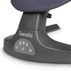 Balansoar si sezlong, Lionelo, Ralf, 2 in 1, Electric, Cu telecomanda si cablu USB, Cu miscare laterala de balansare si 5 niveluri diferite de viteza, Cu 12 melodii, Gri/Alb
