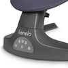 Balansoar si sezlong, Lionelo, Ralf, 2 in 1, Electric, Cu telecomanda si cablu USB, Cu miscare laterala de balansare si 5 niveluri diferite de viteza, Cu 12 melodii, Gri/Alb