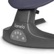 Balansoar si sezlong, Lionelo, Ralf, 2 in 1, Electric, Cu telecomanda si cablu USB, Cu miscare laterala de balansare si 5 niveluri diferite de viteza, Cu 12 melodii, Gri Grafit, Resigilat