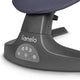 Balansoar si sezlong, Lionelo, Ralf, 2 in 1, Electric, Cu telecomanda si cablu USB, Cu miscare laterala de balansare si 5 niveluri diferite de viteza, Cu 12 melodii, Gri Grafit, Resigilat