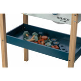 Banc de lucru, Free2Play, My first wooden Work Bench, Cu diverse unelte si accesorii, Pliabil, 55 x 28,5 x 85 cm, 36 luni+, Multicolor