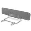 Bariera de protectie pentru pat, Lionelo, Lora XL, Pliabila, Sistem de blocare StandSafe, Geanta de transport inclusa, 150x46 cm, Conform cu BS 7972:2001+A1:2009, Gri