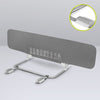 Bariera de protectie pentru pat, Lionelo, Lora XL, Pliabila, Sistem de blocare StandSafe, Geanta de transport inclusa, 150x46 cm, Conform cu BS 7972:2001+A1:2009, Gri