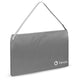 Bariera de protectie pentru pat, Lionelo, Lora XL, Pliabila, Sistem de blocare StandSafe, Geanta de transport inclusa, 150x46 cm, Conform cu BS 7972:2001+A1:2009, Gri