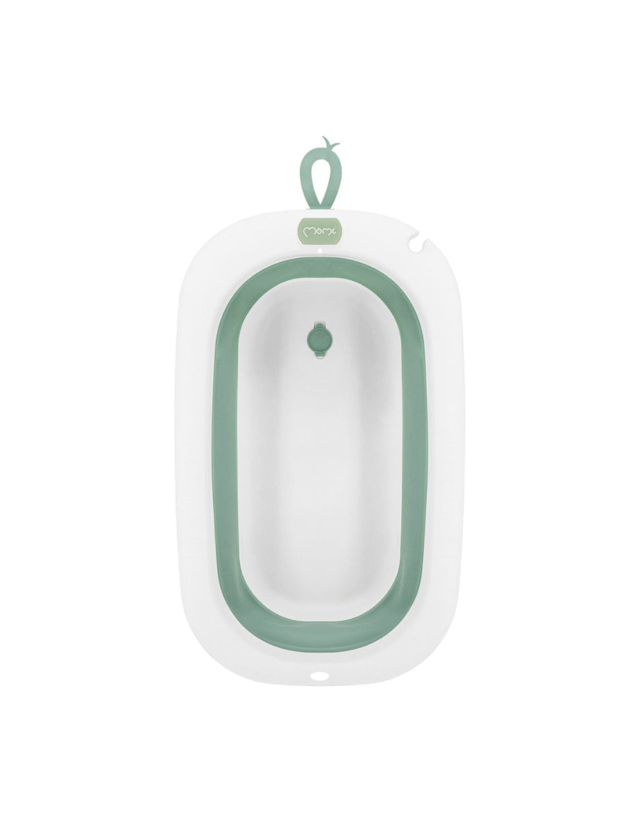 Cadita pliabila cu dop de scurgere, 0 Luni+, Momi Nata – Green - gogobaby.ro