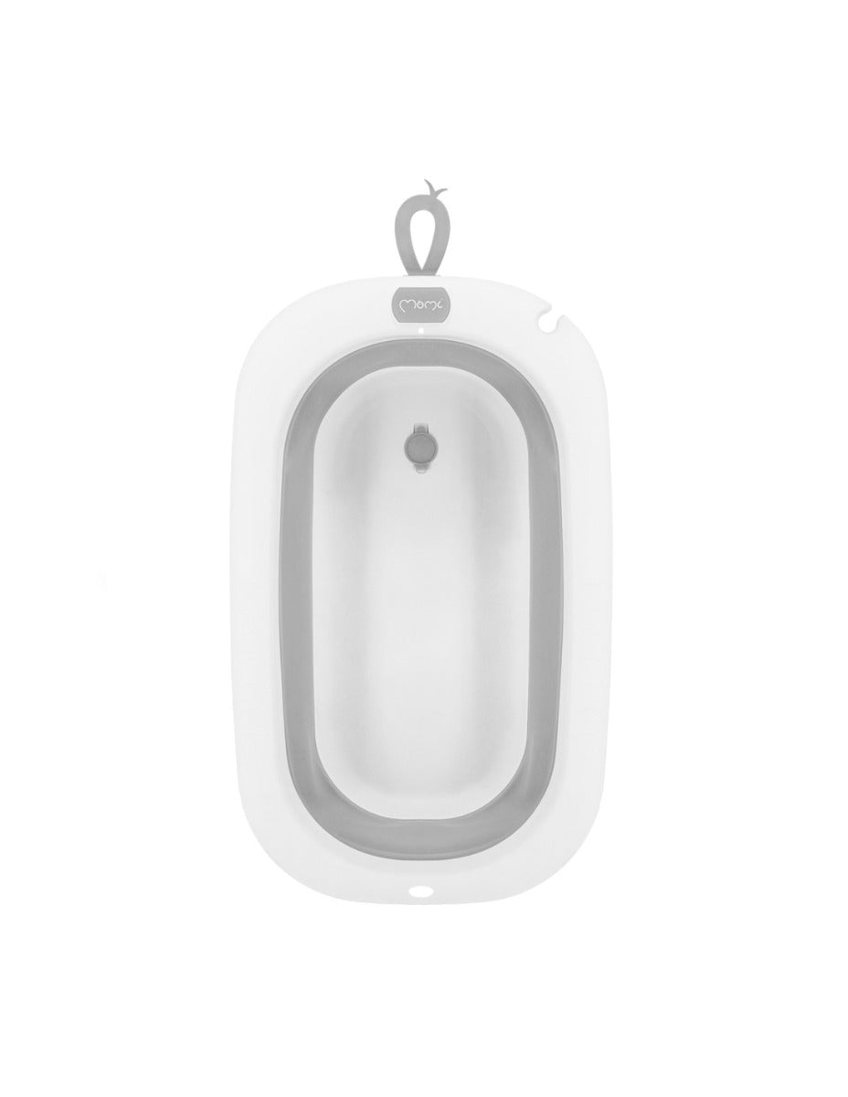 Cadita pliabila cu dop de scurgere, 0 Luni+,  Momi Nata – Grey - gogobaby.ro