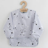 Baveta impermeabila cu maneci, New Baby, 45x36 cm, Stars