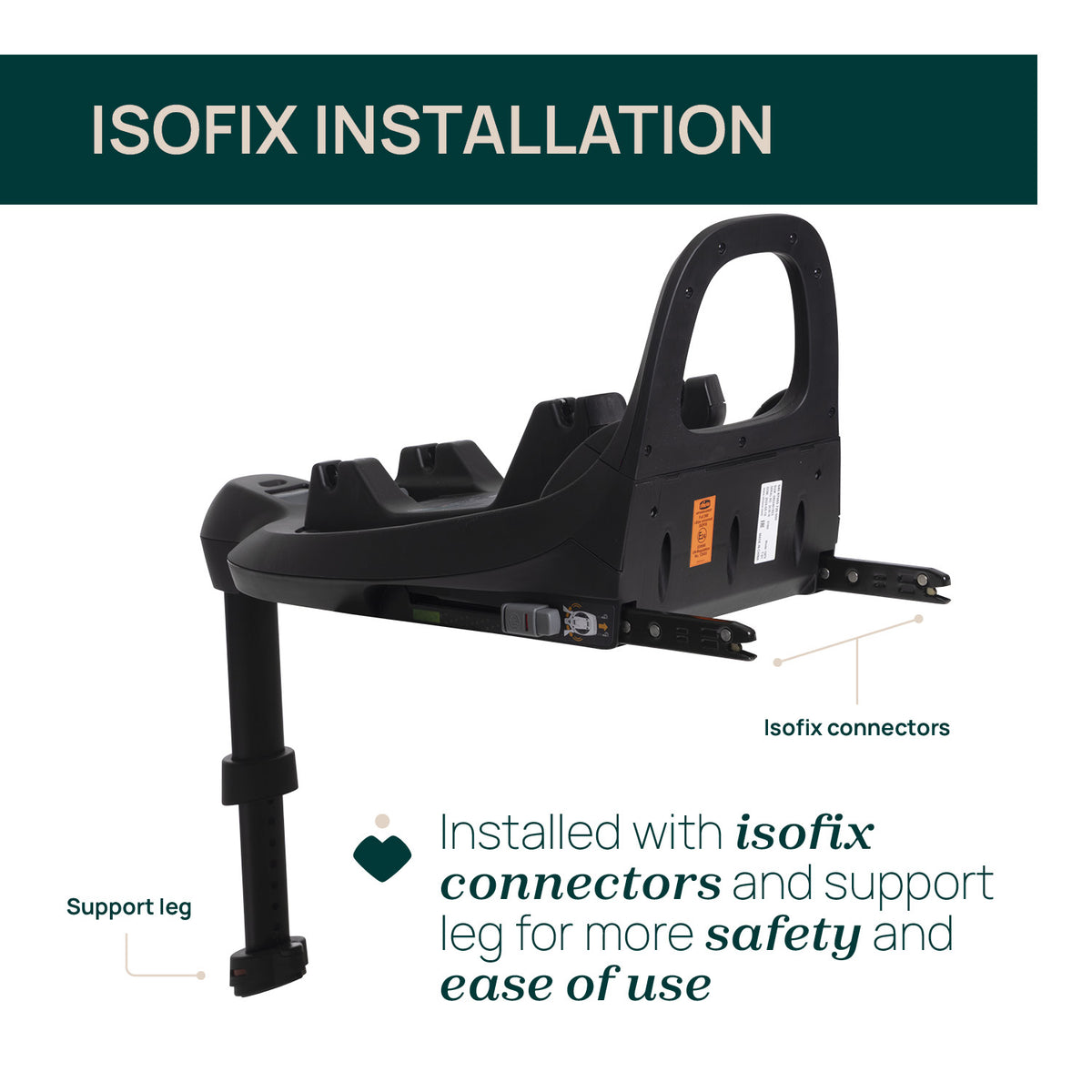 Baza isofix i-Size rotativa 360 (compatibila cu scaunele auto Chicco: Kory essential, Kory Plus Air, Bi-Seat), 0 luni+ - gogobaby.ro