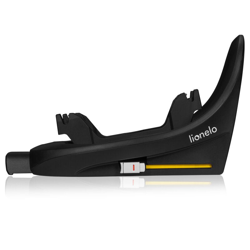 Baza scaun auto i-Size, Lionelo, Moxie, Rotativa 360, Cu isofix si picior stabilizator, Cu indicatori pentru instalare corecta, Negru - gogobaby.ro