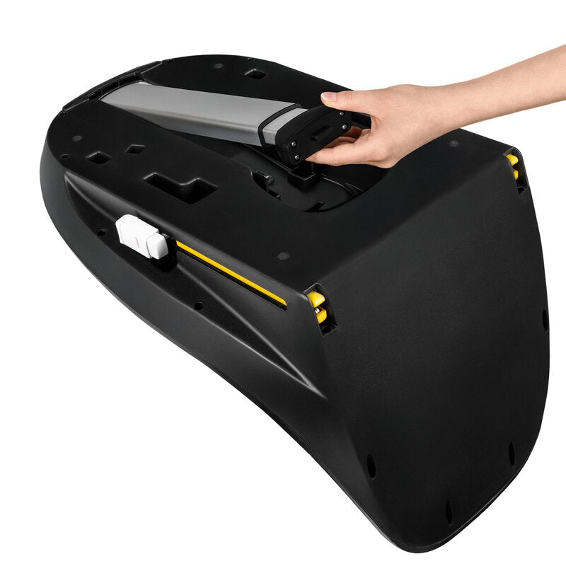 Baza scaun auto i-Size, Lionelo, Moxie, Rotativa 360, Cu isofix si picior stabilizator, Cu indicatori pentru instalare corecta, Negru