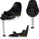 Baza scaun auto i-Size, Lionelo, Moxie Next, Rotativa 360, Cu isofix si picior stabilizator, Cu indicatori pentru instalare corecta, Compatibila cu Moxie si Moxie Next, Negru