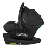 Baza scaun auto i-Size PLUS, Lionelo, Astrid, Cu Isofix, Cu indicatori pentru instalare corecta, Rotire 180 grade, Negru