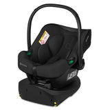 Baza scaun auto i-Size PLUS, Lionelo, Astrid, Cu Isofix, Cu indicatori pentru instalare corecta, Rotire 180 grade, Negru