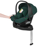 Baza scaun auto i-Size PLUS, Lionelo, Astrid, Cu Isofix, Cu indicatori pentru instalare corecta, Rotire 180 grade, Negru