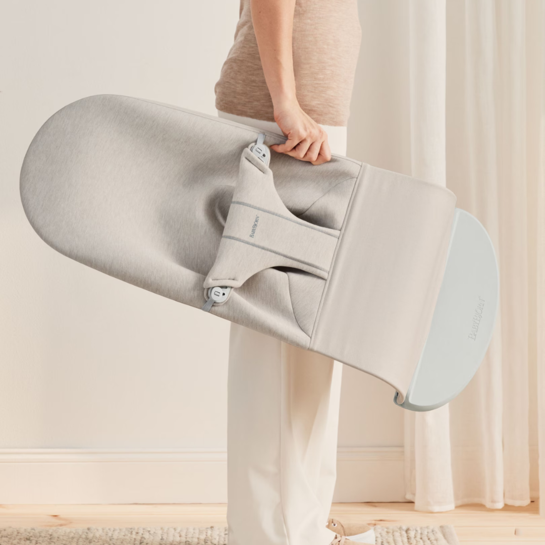 BabyBjorn - Balansoar Bliss Light Beige, 3D Jersey