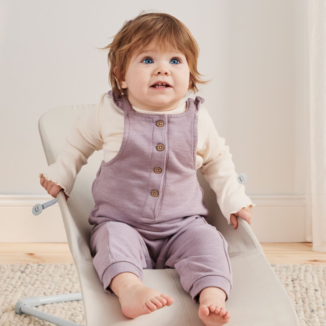 BabyBjorn - Balansoar Bliss Light Beige, 3D Jersey