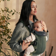 BabyBjorn - Marsupiu anatomic cu multiple pozitii de purtare colectia Harmony, 3D Mesh, Dark Green
