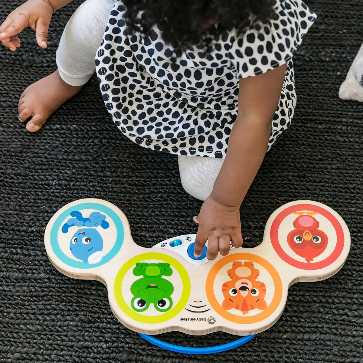 Baby Einstein – Jucarie muzicala de lemn Hape Magic Touch Drum™
