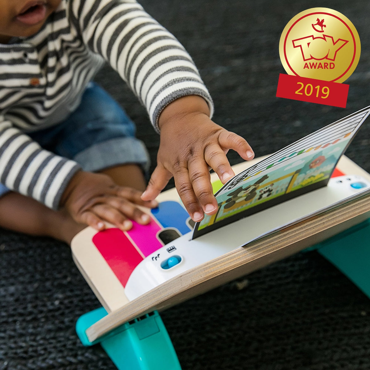 Baby Einstein – Jucarie muzicala de lemn Hape Magic Touch Piano™
