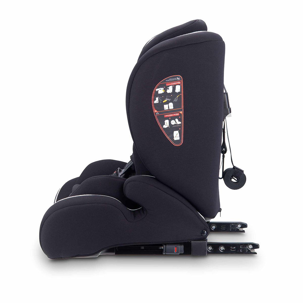 BabyGo - Scaun auto i-Size FreeFix Black, 76-150 cm, certificat R129 - gogobaby.ro