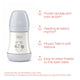 Biberon Chicco Perfect5 150ml, biofunctional, anti-colici, tetina silicon, flux lent, fata, 0luni