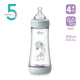 Biberon Chicco Perfect5 300ml, biofunctional, anti-colici, tetina silicon, flux rapid, unisex, 4luni