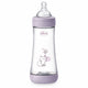 Biberon Chicco Perfect5 300ml, biofunctional, anti-colici, tetina silicon, flux rapid, fata, 4luni