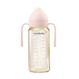 Biberon Anti-colici Mombella Classic PPSU, 300 ml, cu Tetină Silicon L - Flux Rapid  (6-9 Luni) - Old Rose