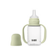 BIBS - Set biberon tip Sippy Cup PP 150 ml cu cioc din silicon și sistem antipicurare, Sage