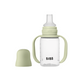 BIBS - Set biberon tip Sippy Cup PP 150 ml cu cioc din silicon și sistem antipicurare, Sage