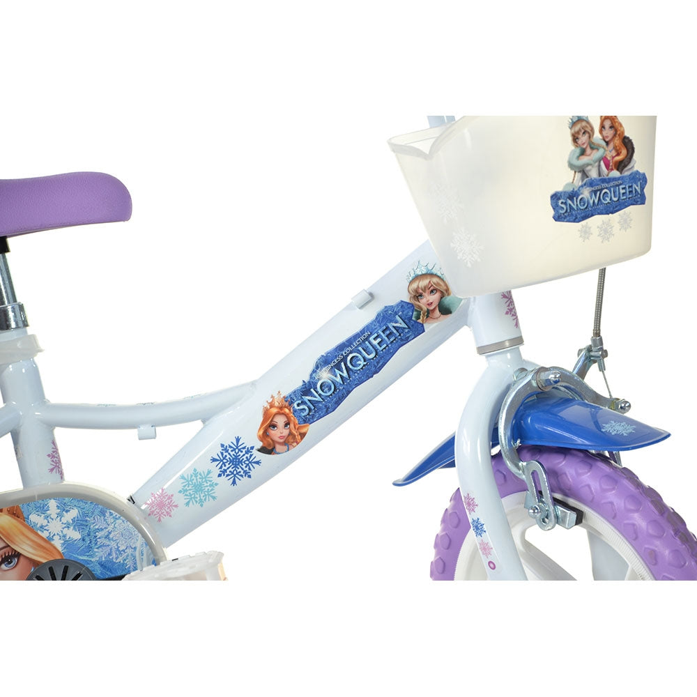 Bicicleta copii Dino Bikes 12' Snow Queen - gogobaby.ro